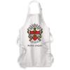 Greekgear Phi Sigma Phi Apron White w/Black Imprint Color