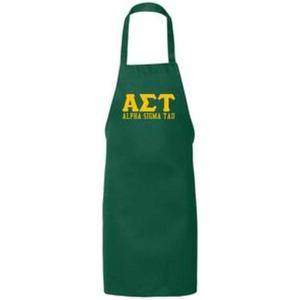 Alpha Sigma Tau AST Large Apron Forest Green
