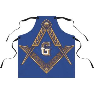 Greekgear Mason Square & Compass Apron(One Size)