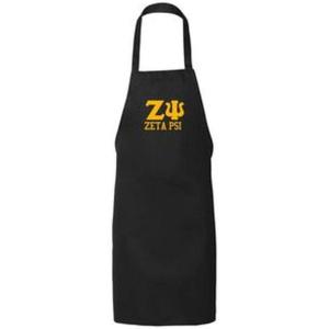 Greekgear Zeta Psi Large Apron Black
