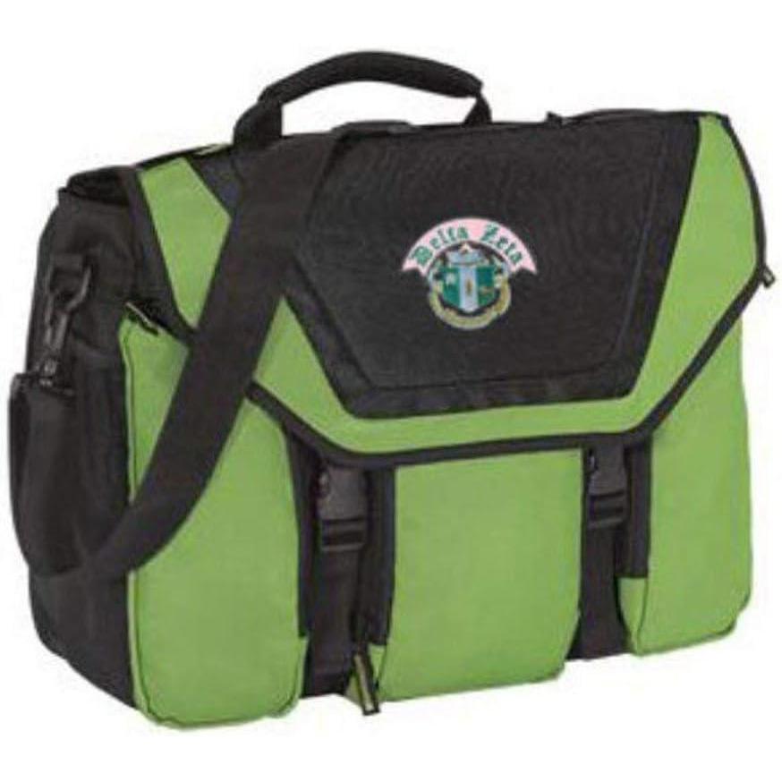 imageDelta Zeta Expandable Briefcase Forest GreenBlackForest GreenBlack