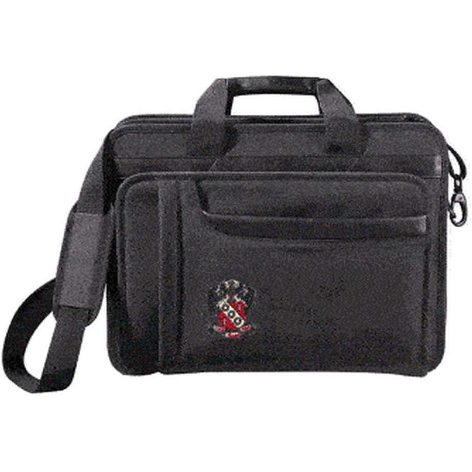 imageGreekgear Alpha Gamma Delta Crest  Shield Briefcase Attache BlackBlack
