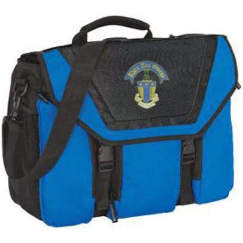 imageGreekgear Alpha Tau Omega ATO Expandable Briefcase Royal BlueBlackRoyal BlueBlack