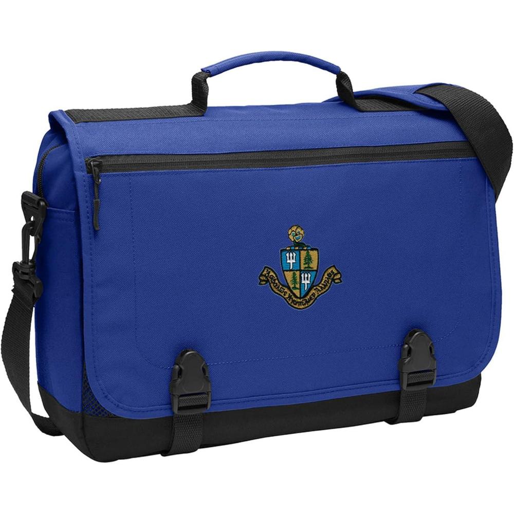 imageGreekgear Delta Delta Delta Emblem Briefcase Royal BlueRoyal Blue