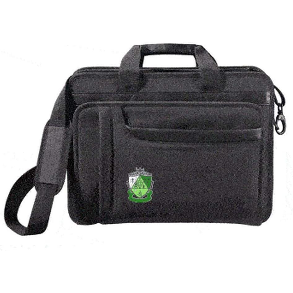 imageGreekgear Kappa Delta Crest Shield Briefcase Attache BlackBlack
