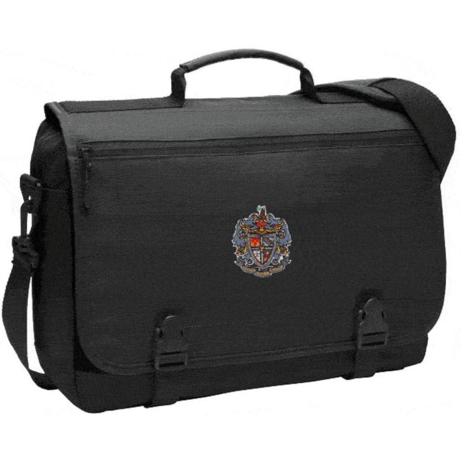 imageGreekgear Sigma Alpha Epsilon SAE Emblem Briefcase BlackBlack