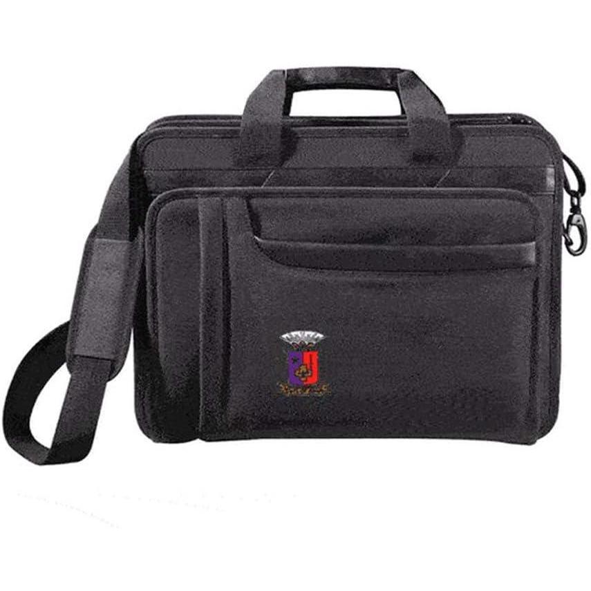 imageGreekgear Sigma Phi Epsilon Crest Shield Briefcase Attache BlackBlack