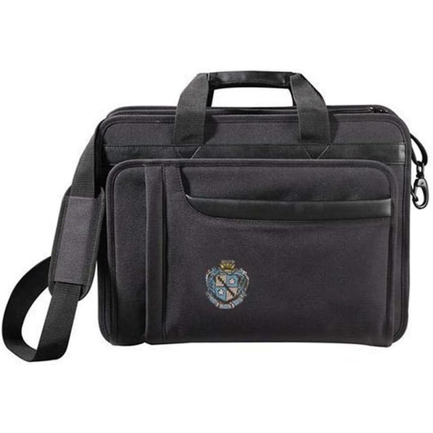 imageGreekgear Zeta Tau Alpha Crest  Shield Briefcase Attache BlackBlack