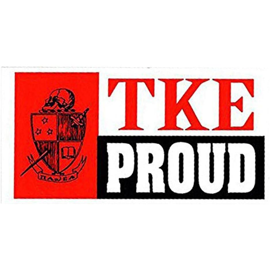 imageTau Kappa Epsilon TKE Proud Bumper Sticker