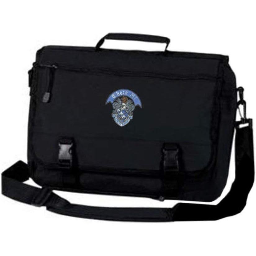 imageTheta Xi Crest Greek Expandable Briefcase BlackBlack