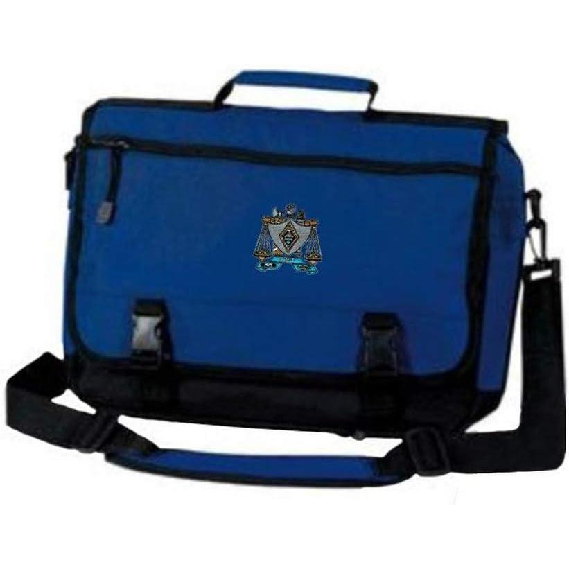 imageZeta Beta Tau ZBT Emblem BriefcaseRoyal Blue