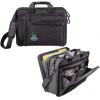 Greekgear Alpha Delta Pi Crest – Shield Briefcase Attache Black(Black)