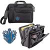 Greekgear Chi Phi Crest – Shield Briefcase Attache Black(Black)