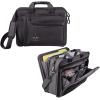 Greekgear Delta Sigma Phi Crest – Shield Briefcase Attache Black(Black)