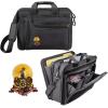 Greekgear Kappa Alpha Crest – Shield Briefcase Attache Black(Black)