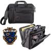 Greekgear Kappa Kappa Psi Crest – Shield Briefcase Attache Black(Black)