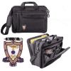 Greekgear Sigma Alpha Mu Crest – Shield Briefcase Attache Black(Black)
