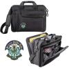 Greekgear Sigma Delta Tau Crest – Shield Briefcase Attache Black(Black)