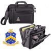 Pi Kappa Phi Crest – Shield Briefcase Attache Black(Black)