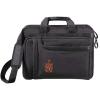 Greekgear Delta Chi Crest – Shield Briefcase Attache Black(Black)