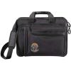 Greekgear Sigma Pi Crest – Shield Briefcase Attache Black(Black)