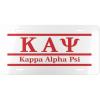 Kappa Alpha Psi Lettered Lines License Covers