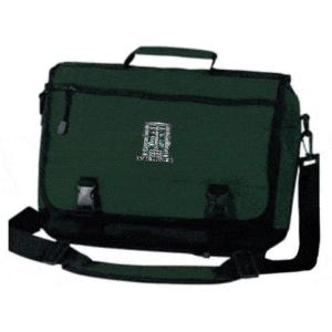 Alpha Epsilon Phi Emblem Briefcase Forest Green(Forest Green)