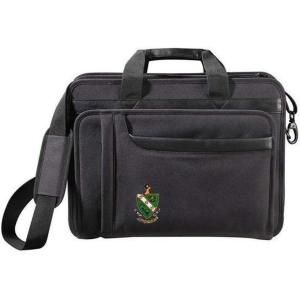 FarmHouse Fraternity Crest – Shield Briefcase Attache Black(Black)