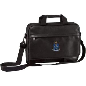 Greekgear Alpha Epsilon Pi Crest – Shield Briefcase Attache Black(Black)