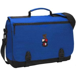 Greekgear Beta Theta Pi Emblem Briefcase Royal Royal Blue(Royal Blue)