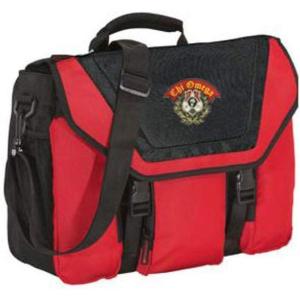 Greekgear Chi Omega Chi O Expandable Briefcase Red/Black(Red/Black)