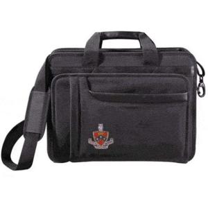 Greekgear FIJI Fraternity Crest – Shield Briefcase Attache Black(Black)