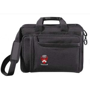 Greekgear Gamma Sigma Sigma Emblem Briefcase Black(Black)