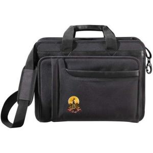 Greekgear Kappa Alpha Crest – Shield Briefcase Attache Black(Black)