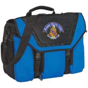 Greekgear Kappa Delta Rho Expandable Briefcase Royal Blue/Black(Royal Blue/Black)