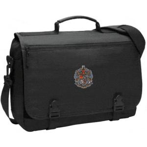 Greekgear Sigma Alpha Epsilon SAE Emblem Briefcase Black(Black)