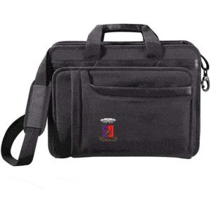 Greekgear Sigma Phi Epsilon Crest – Shield Briefcase Attache Black(Black)