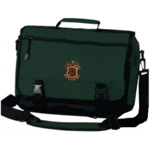 Phi Kappa Psi Emblem Briefcase Forest Green(Forest Green)