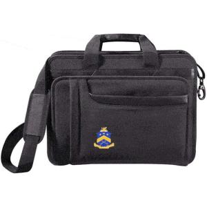 Pi Kappa Phi Crest – Shield Briefcase Attache Black(Black)