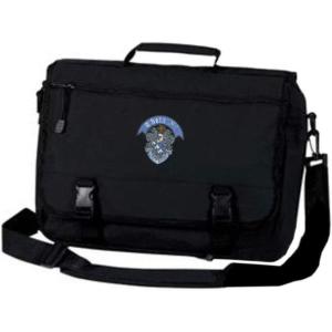 Theta Xi Crest Greek Expandable Briefcase Black(Black)