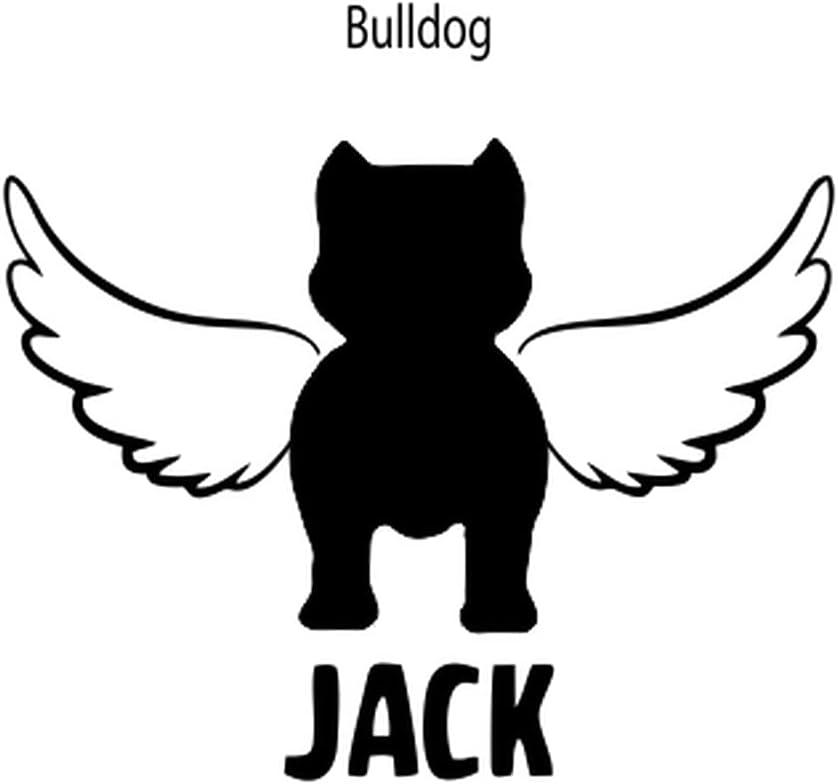 imagePersonalized in Memory of Bulldog Dog Decal Sticker4 Wide