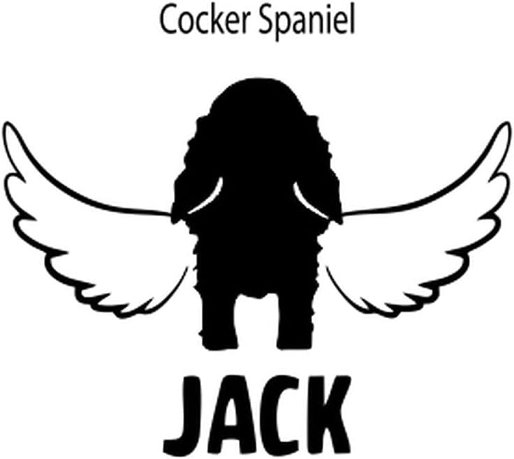 imagePersonalized in Memory of Cocker Spaniel Dog Decal Sticker4 Wide