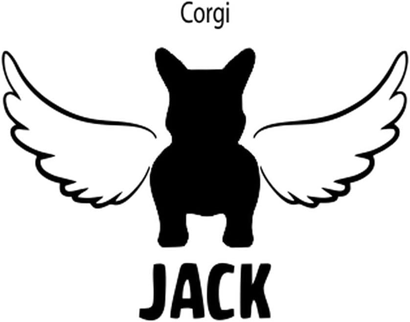 imagePersonalized in Memory of Corgi Dog Decal Sticker4 Wide