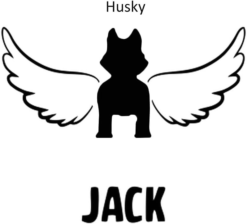 imagePersonalized in Memory of Husky Dog Decal Sticker4 Wide