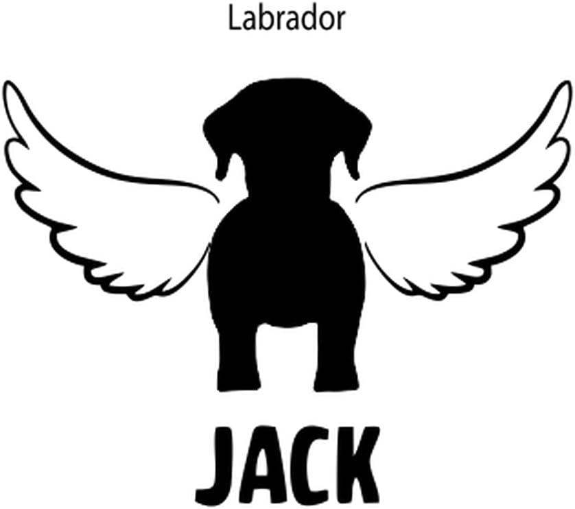 imagePersonalized in Memory of Labrador Dog Decal Sticker4 Wide