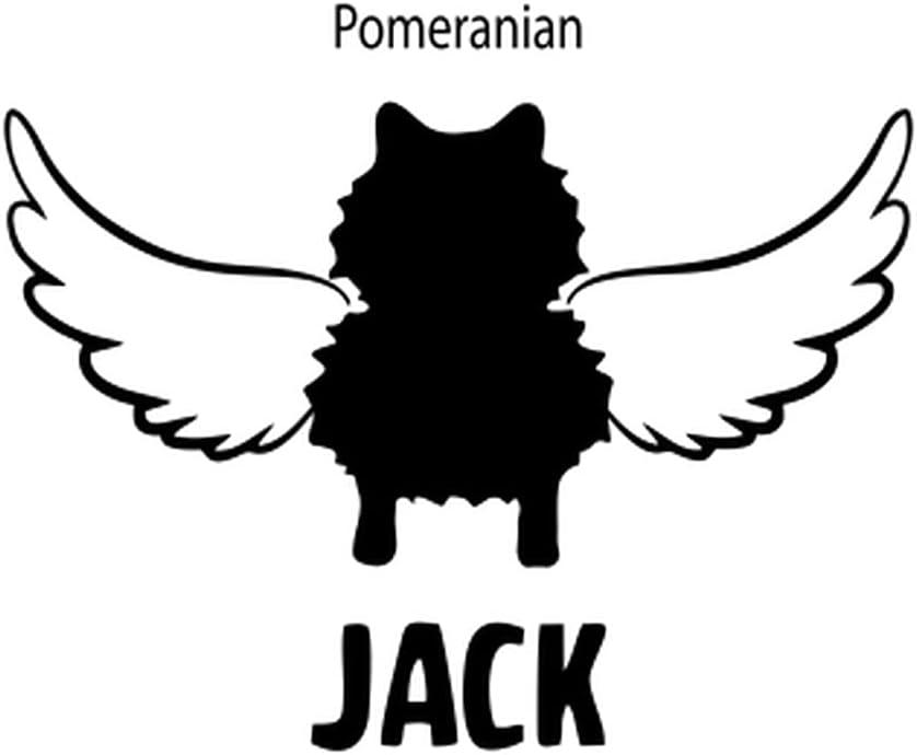 imagePersonalized in Memory of Pomeranian Dog Decal Sticker4 Wide