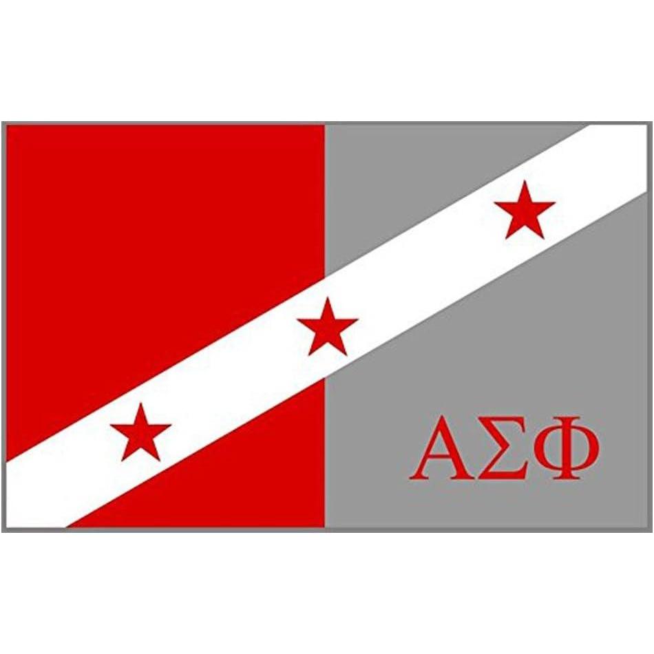 imageAlpha Sigma Phi Flag Decal Sticker