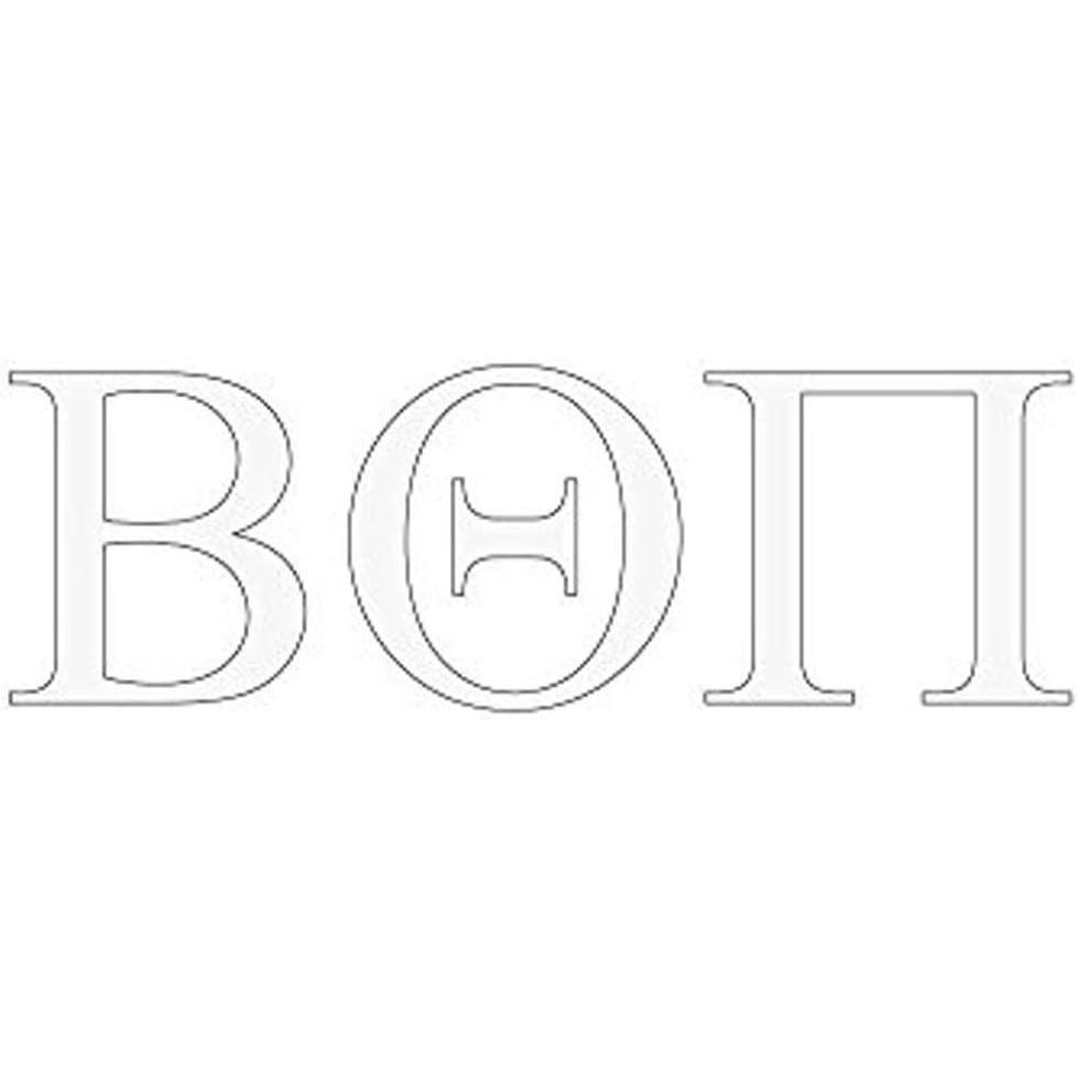 imageBeta Theta Pi Greek Letter Window Sticker Decal