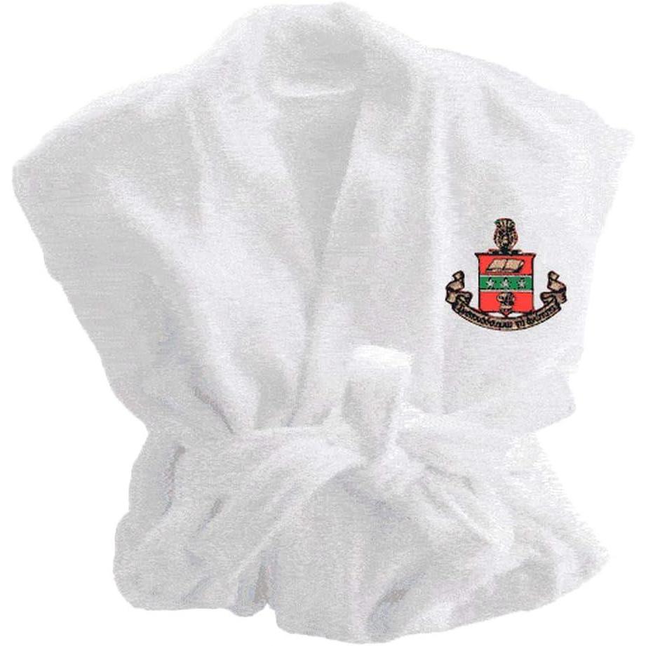imageGreekgear Alpha Chi Omega Bathrobe RedWhite