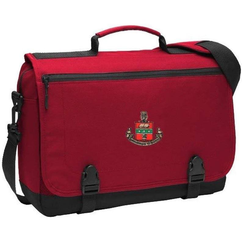imageGreekgear Alpha Chi Omega Emblem Briefcase RedRed